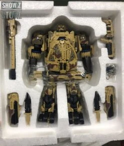 WeiJiang M-02 Robot Force Hound Oversized Black Apple Alloy Desert Version -Toy Figure Store 04586f2308