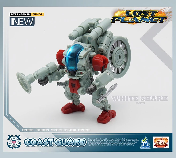 MechFansToys Lost Planet Coast Guard CG01 White Shark & CG02 Red Dragon 3 MechFansToys Lost Planet Coast Guard CG01 White Shark & CG02 Red Dragon - Image 3
