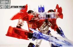 APC Toys APC-001 Attack Prime TFP Optimus Prime Clear Version W/ Black Wheels -Toy Figure Store 0f63764870