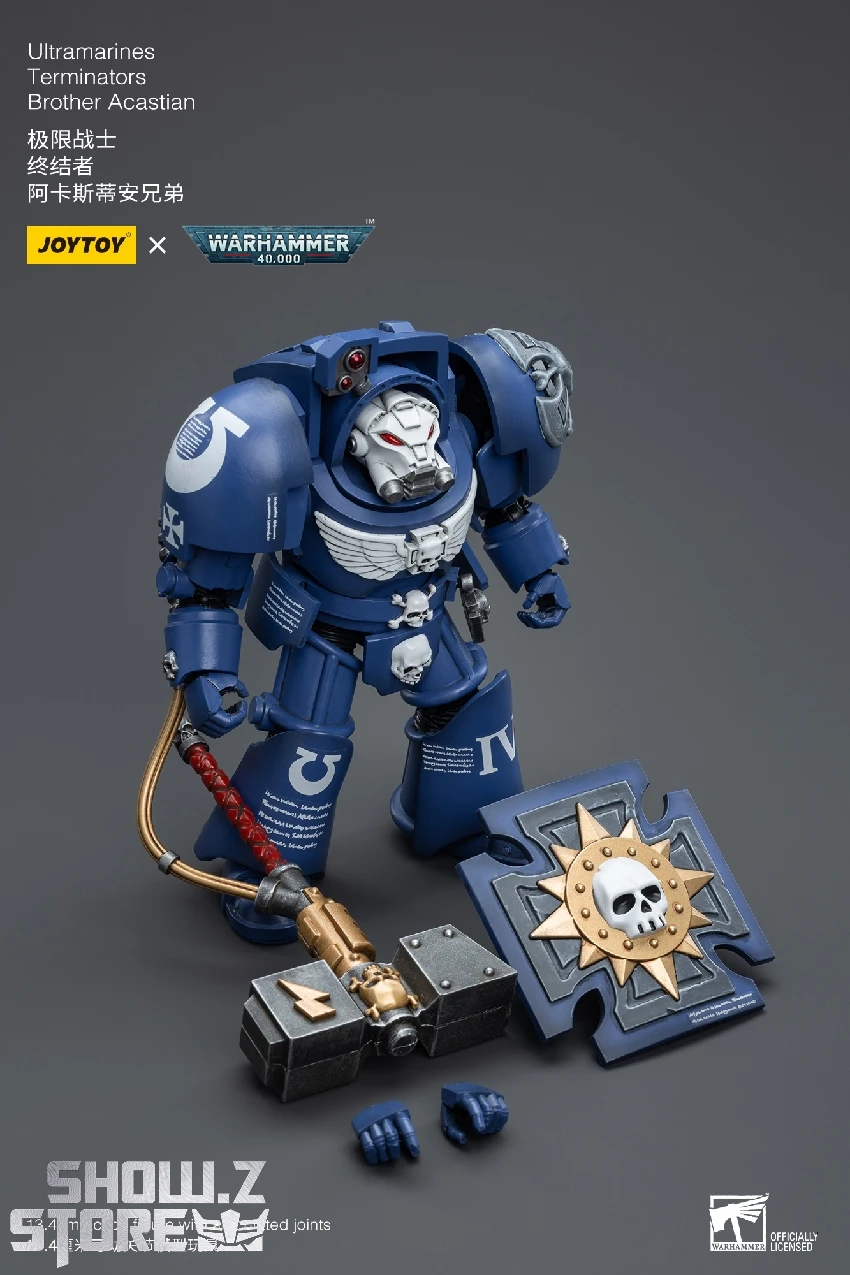 JoyToy Source 1/18 Warhammer 40K Ultramarines Terminators Brother Acastian 8 JoyToy Source 1/18 Warhammer 40K Ultramarines Terminators Brother Acastian - Image 8