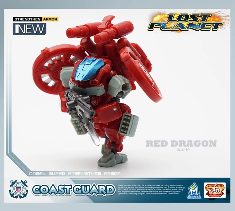 MechFansToys Lost Planet Coast Guard CG01 White Shark & CG02 Red Dragon 9 MechFansToys Lost Planet Coast Guard CG01 White Shark & CG02 Red Dragon - Image 9
