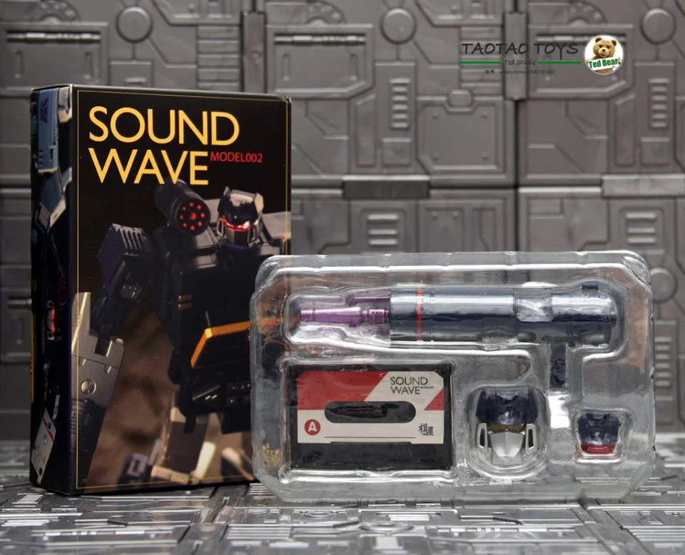 Model Model-002 MP13 Soundwave Upgrade Kits /w Lit Heads, Extra Pistol And Cassette 2 Model Model-002 MP13 Soundwave Upgrade Kits /w Lit Heads, Extra Pistol And Cassette - Image 2