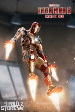 ZT Toys Marvel Licensed 1/10 Iron Man Mark 42 W/ LED -Toy Figure Store 23e7618095