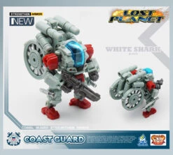 MechFansToys Lost Planet Coast Guard CG01 White Shark & CG02 Red Dragon 15 MechFansToys Lost Planet Coast Guard CG01 White Shark & CG02 Red Dragon -Toy Figure Store 26c12d72ff