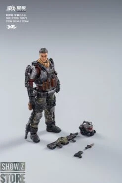 JoyToy Source 1/18 War Stars Skeleton Forces Double Sickle Squad & Helan Set Of 4 -Toy Figure Store 27754fd827