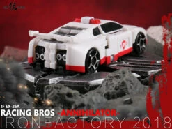 IronFactory EX-26A Racing Bros Annihilator Red Alert -Toy Figure Store 27b7dd9cce