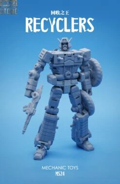 MechFansToys Mechanic Studio MS-24 Garbage Man Wreck-Gar -Toy Figure Store 306f4ed723