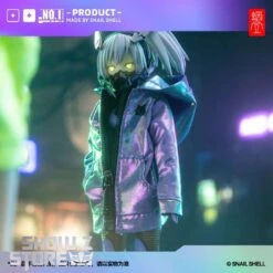 Snail Shell Dazzling Blue & Purple Cloth Coat For 1/10 & 1/12 Mecha Girl -Toy Figure Store 33529fda09