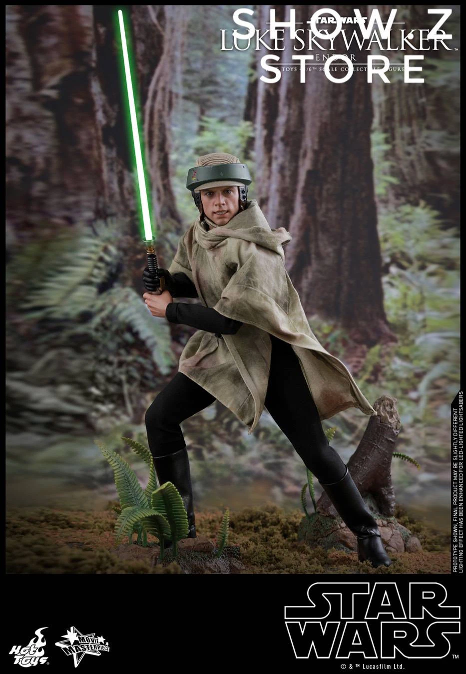 Hot Toys HT 1/6 Luke Skywalker MMS516 Star Wars: Return Of The Jedi Endor Standard Version 7 Hot Toys HT 1/6 Luke Skywalker MMS516 Star Wars: Return Of The Jedi Endor Standard Version - Image 7