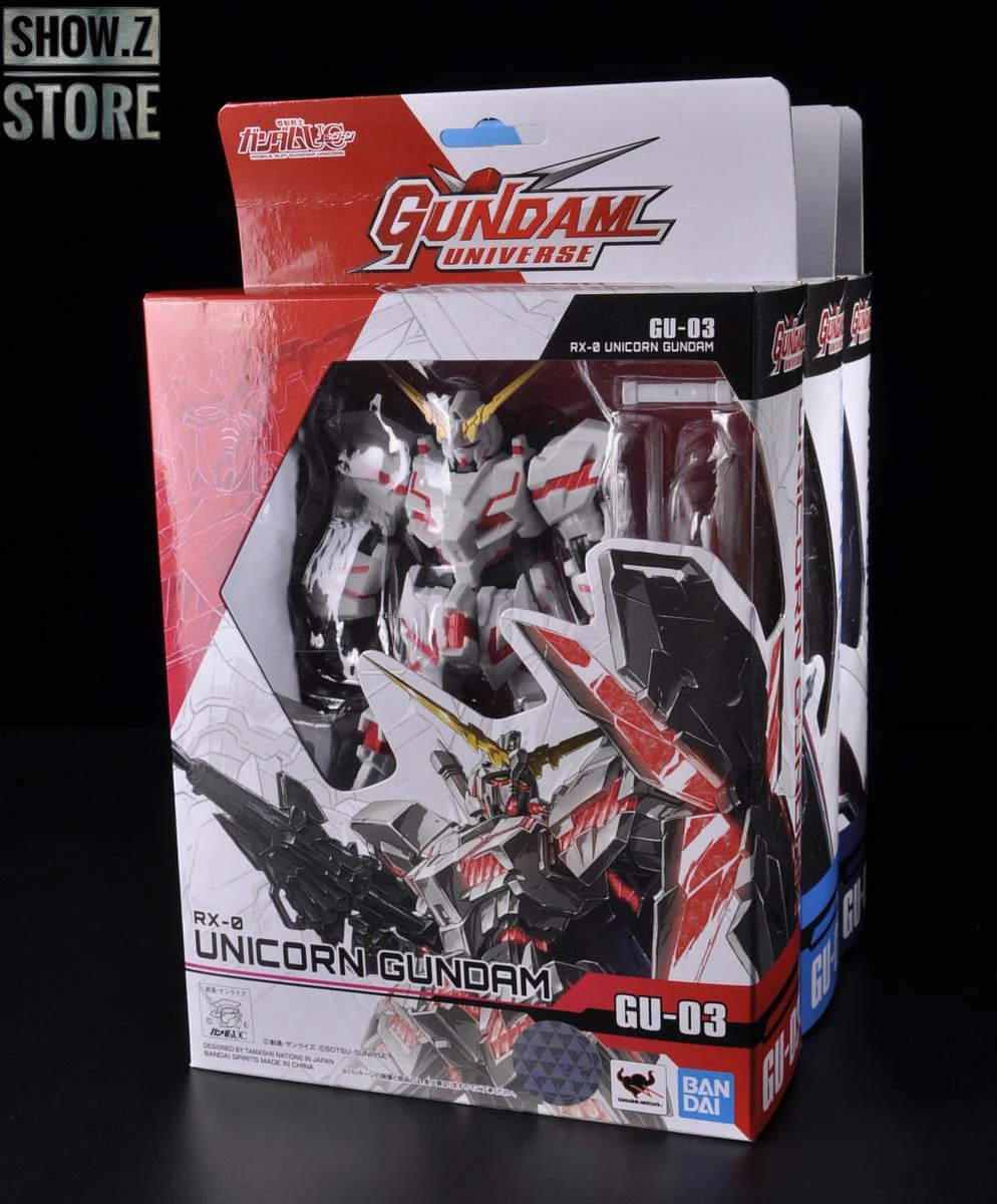 Bandai Spirits Gundam Universe GU GU-01 GU01 RX-78-2 Gundam GU-02 GU02 Wing Gundam GU-03 GU03 Unicorn Gundam Set Of 3 5 Bandai Spirits Gundam Universe GU GU-01 GU01 RX-78-2 Gundam GU-02 GU02 Wing Gundam GU-03 GU03 Unicorn Gundam Set Of 3 - Image 5