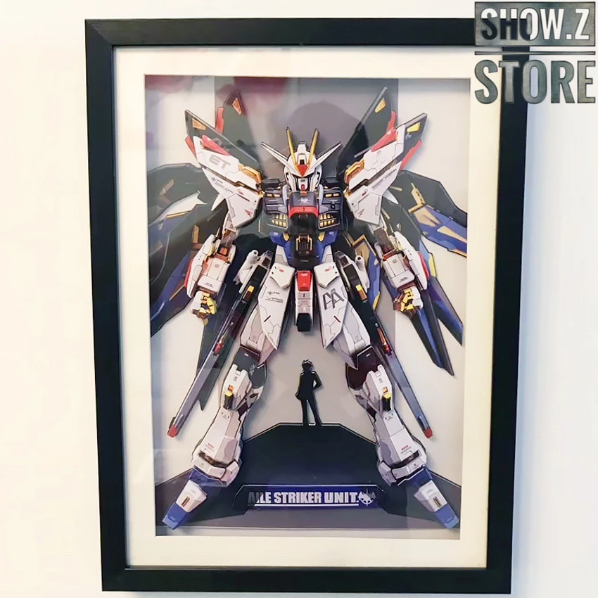 ChenFu Studio GAT-X105+AQM/E-X01 Aile Strike Gundam 3D Wall Art Decoration Picture 4 ChenFu Studio GAT-X105+AQM/E-X01 Aile Strike Gundam 3D Wall Art Decoration Picture - Image 4
