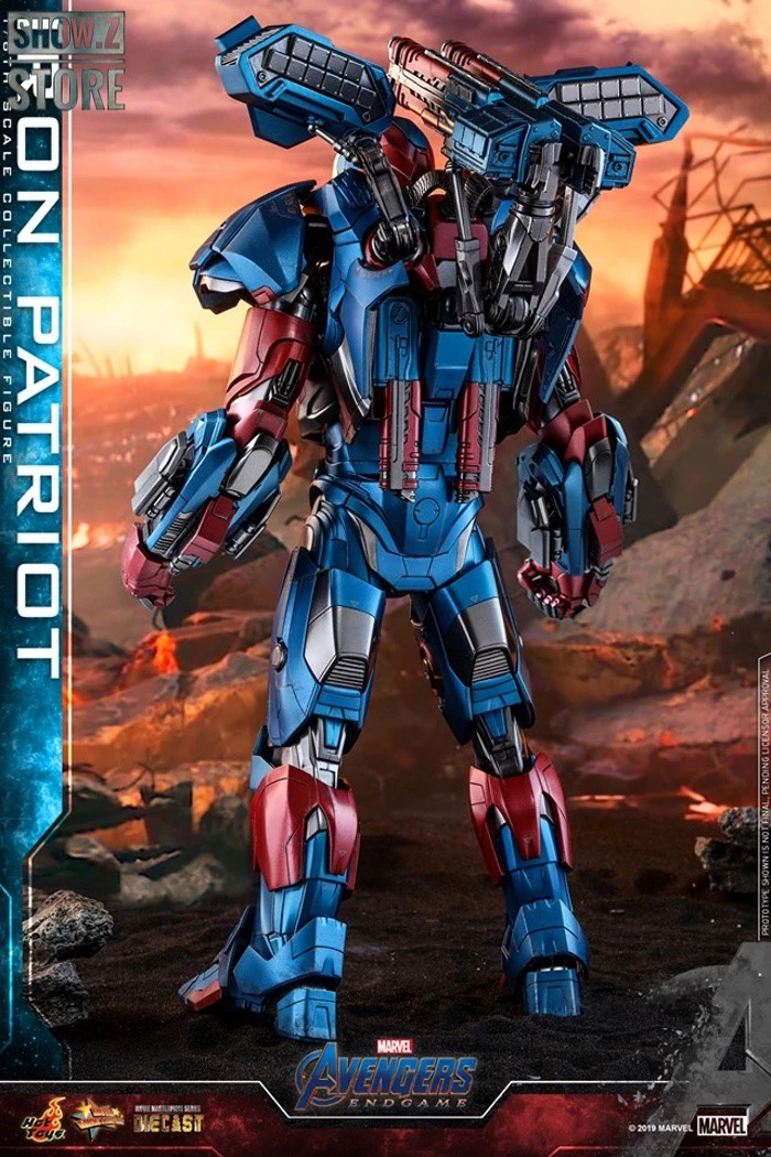 Hot Toys HotToys HT MMS547D34 1/6 Avengers: Endgame Iron Patriot Iron Man Collectible Figure 15 Hot Toys HotToys HT MMS547D34 1/6 Avengers: Endgame Iron Patriot Iron Man Collectible Figure - Image 15