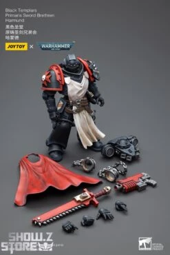 JoyToy Source 1/18 Warhammer 40K Black Templars Primaris Sword Brethren Harmund -Toy Figure Store 40c039b4a4