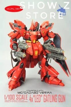 Zhile ZL MG 1/100 4X Sazabi MSN-04 Gatling Gun Add On Kit W/ LED 17 Zhile ZL MG 1/100 4X Sazabi MSN-04 Gatling Gun Add On Kit W/ LED -Toy Figure Store 40dec9dada