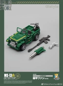 MechFansToys Mechanic Studio MS-13A Detective Hound Comic Color Version -Toy Figure Store 417581ab3a