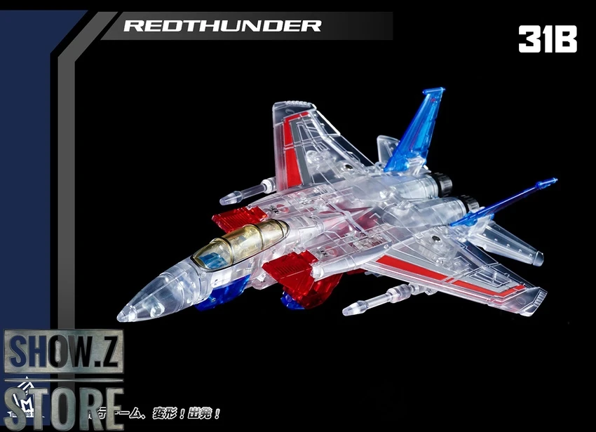 MechFansToys MF-31B RedThunder Starscream Clear Version 6 MechFansToys MF-31B RedThunder Starscream Clear Version - Image 6