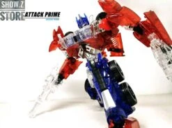 APC Toys APC-001 Attack Prime TFP Optimus Prime Clear Version W/ Black Wheels -Toy Figure Store 48319f67e9