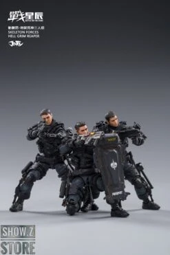 JoyToy Source 1/18 Hardcore Coldplay Skeleton Forces Hell Grim Reaper & Selena Set Of 4 -Toy Figure Store 529eee1ec7