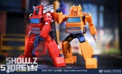 Magic Square MS-B01A Architect Inferno & MS-B02A Fire Extinguisher Grapple Metallic Color Version Set Of 2 -Toy Figure Store 584e8a71c2