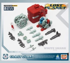 MechFansToys Lost Planet Coast Guard CG01 White Shark & CG02 Red Dragon 20 MechFansToys Lost Planet Coast Guard CG01 White Shark & CG02 Red Dragon -Toy Figure Store 59d1e6c457