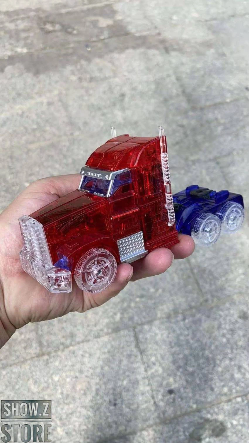 APC Toys APC-001 Attack Prime TFP Optimus Prime Clear Version W/ Clear Wheels 9 APC Toys APC-001 Attack Prime TFP Optimus Prime Clear Version W/ Clear Wheels - Image 9
