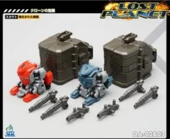 MechFansToys MFT Lost Planet Powered-suit DA02 Red & DA03 Blue Diaclone -Toy Figure Store 73f9f3961e