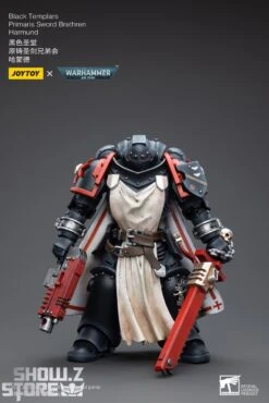 JoyToy Source 1/18 Warhammer 40K Black Templars Primaris Sword Brethren Harmund -Toy Figure Store 75513903ae