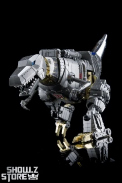 4th Party MP-08 King Grimlock Reximus Prime Oversized Stainless Steel Color Version -Toy Figure Store 7552391db3