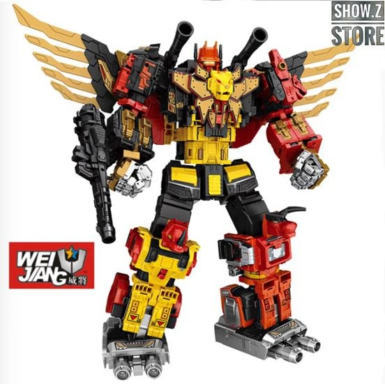 WeiJiang Wei Jiang WJ Complete Set Of 5 Sky Soarer Rampage Oversized Combination Mode POTP Feral Rex Predaking 2 WeiJiang Wei Jiang WJ Complete Set Of 5 Sky Soarer Rampage Oversized Combination Mode POTP Feral Rex Predaking - Image 2