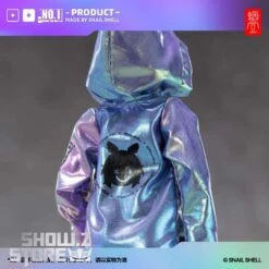 Snail Shell Dazzling Blue & Purple Cloth Coat For 1/10 & 1/12 Mecha Girl -Toy Figure Store 83c2dfeba6