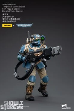 JoyToy Source 1/18 Warhammer 40K Astra Militarum Tempestus Scions Squad 55th Kappic Eagles Hot-Shot Volley Gunner -Toy Figure Store 85380394cd