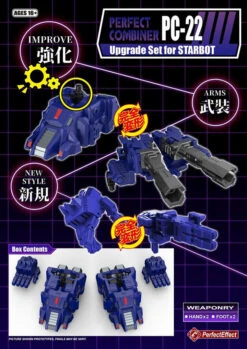 Perfect Effect PC-22 Perfect Combiner Upgrade Kit For POTP Starscream -Toy Figure Store 87939d710d