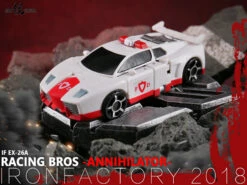 IronFactory EX-26A Racing Bros Annihilator Red Alert -Toy Figure Store 88e1d6898f