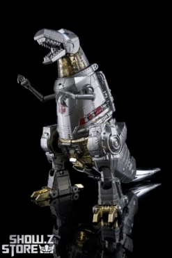 4th Party MP-08 King Grimlock Reximus Prime Oversized Stainless Steel Color Version -Toy Figure Store 891bf758af
