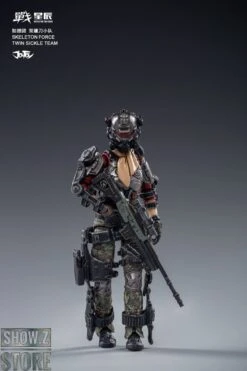 JoyToy Source 1/18 War Stars Skeleton Forces Double Sickle Squad & Helan Set Of 4 -Toy Figure Store 891c461c4e