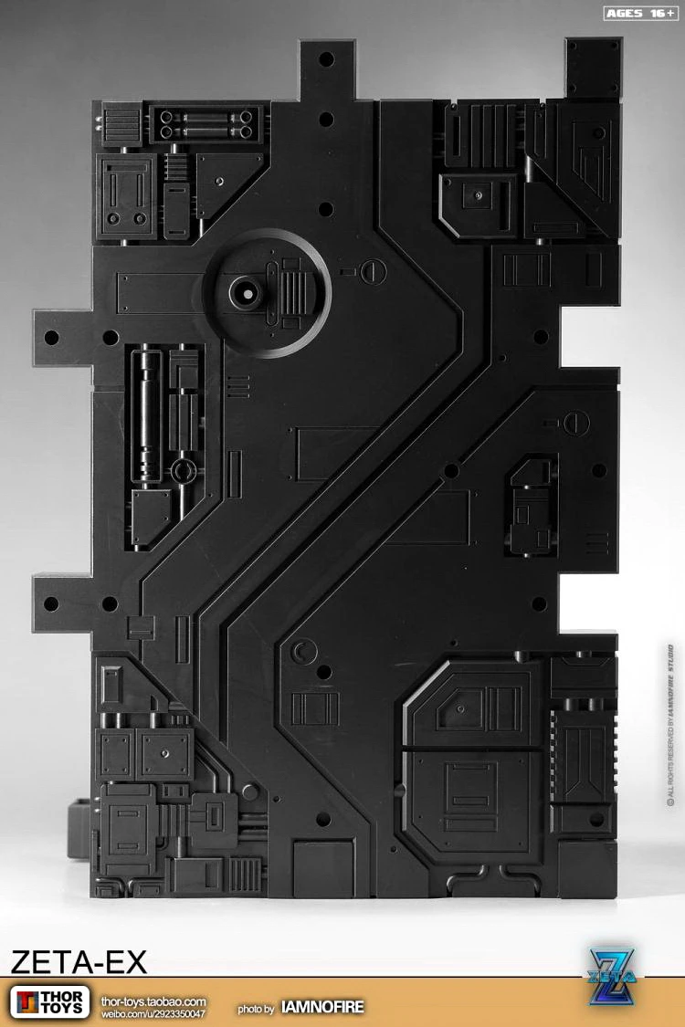 Zeta Toys Zeta-EX Display Base (Orange & Black) 12 Zeta Toys Zeta-EX Display Base (Orange & Black) - Image 12