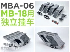 FansHobby MasterBuilder MBA-06 Additional Trailer For MB-18 Energy Commander -Toy Figure Store 90d3e15bcc