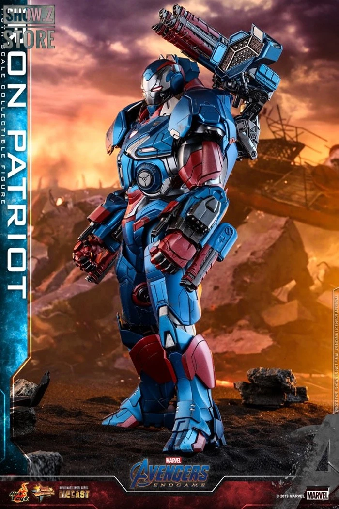 Hot Toys HotToys HT MMS547D34 1/6 Avengers: Endgame Iron Patriot Iron Man Collectible Figure 14 Hot Toys HotToys HT MMS547D34 1/6 Avengers: Endgame Iron Patriot Iron Man Collectible Figure - Image 14