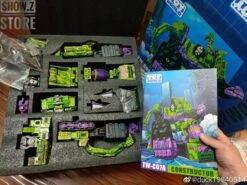 Toyworld TW TW-C07A TWC07A Constructor Devastator Cel Cell Shaded Deluxe Version Set Of 6 -Toy Figure Store 937eb5dfa4