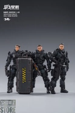 JoyToy Source 1/18 Hardcore Coldplay Skeleton Forces Hell Grim Reaper & Selena Set Of 4 -Toy Figure Store 942a978bc2