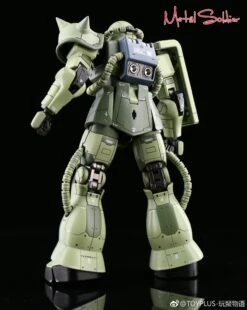 Metal Soldier 1/100 MS01 ZAKUII MS-01 MS-06 ZAKU2 Green Chogokin Metal Build -Toy Figure Store a4906a9ab5