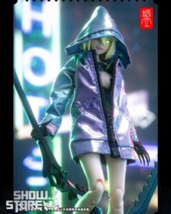 Snail Shell Dazzling Blue & Purple Cloth Coat For 1/10 & 1/12 Mecha Girl -Toy Figure Store a79f9a4657