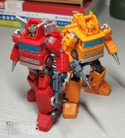 Magic Square MS-B01A Architect Inferno & MS-B02A Fire Extinguisher Grapple Metallic Color Version Set Of 2 -Toy Figure Store a91b704b2b