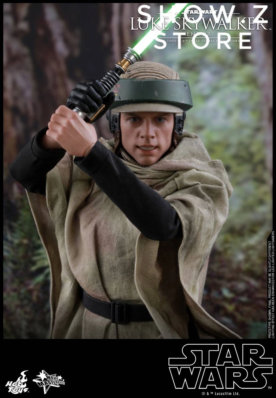 Hot Toys HT 1/6 Luke Skywalker MMS516 Star Wars: Return Of The Jedi Endor Standard Version 3 Hot Toys HT 1/6 Luke Skywalker MMS516 Star Wars: Return Of The Jedi Endor Standard Version - Image 3