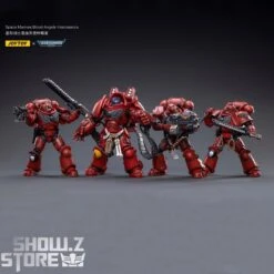 JoyToy Source 1/18 Warhammer 40K Blood Angels Intercessors Squad Set Of 4