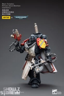 JoyToy Source 1/18 Warhammer 40K Black Templars Primaris Sword Brethren Granbertus -Toy Figure Store af24ea1c19