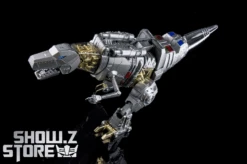 4th Party MP-08 King Grimlock Reximus Prime Oversized Stainless Steel Color Version -Toy Figure Store b2070906c5
