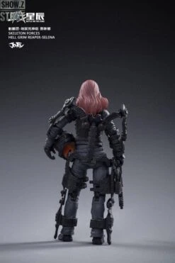 JoyToy Source 1/18 Hardcore Coldplay Skeleton Forces Hell Grim Reaper & Selena Set Of 4 -Toy Figure Store ba4f8d978e