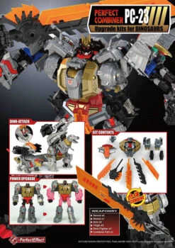 Perfect Effect PE PC-23 Perfect Combiner Upgrade Kit For POTP Volcanicus -Toy Figure Store c1aaf790aa