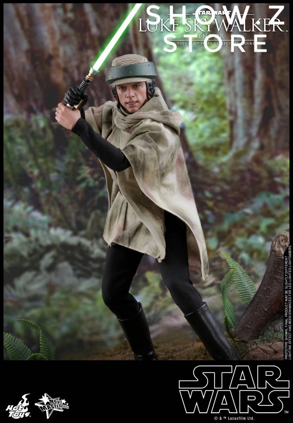 Hot Toys HT 1/6 Luke Skywalker MMS516 Star Wars: Return Of The Jedi Endor Standard Version 6 Hot Toys HT 1/6 Luke Skywalker MMS516 Star Wars: Return Of The Jedi Endor Standard Version - Image 6
